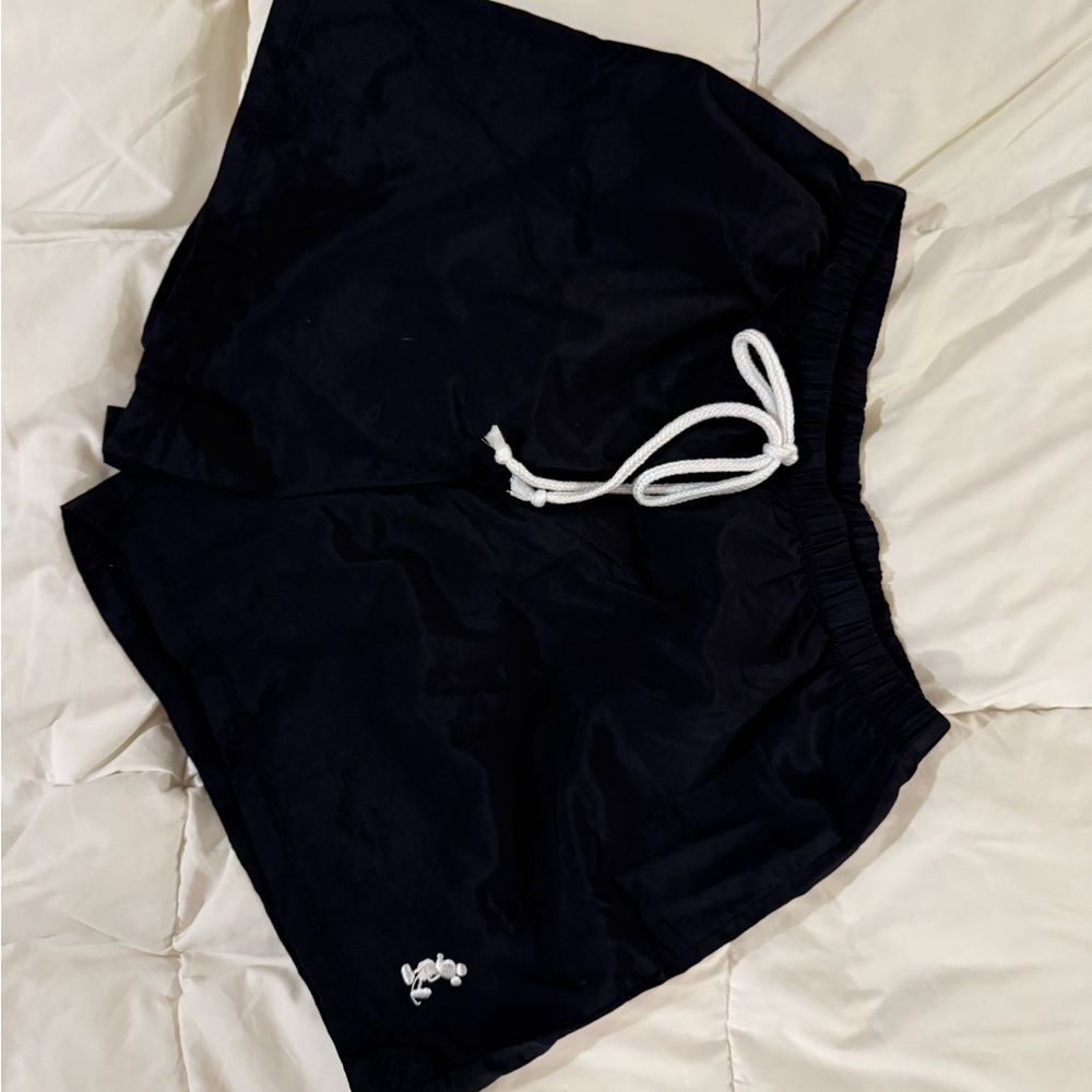 Disney Black Shorts with White Label